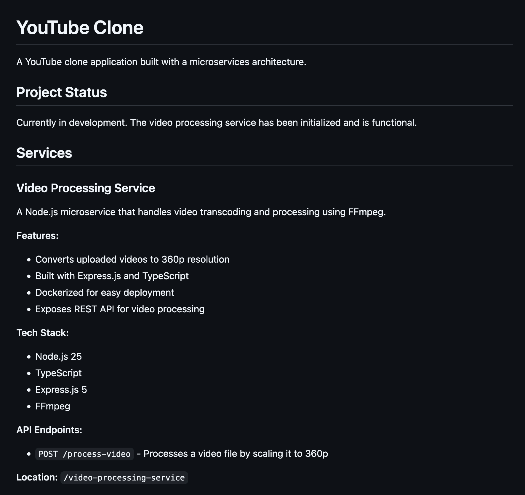 YouTube Clone